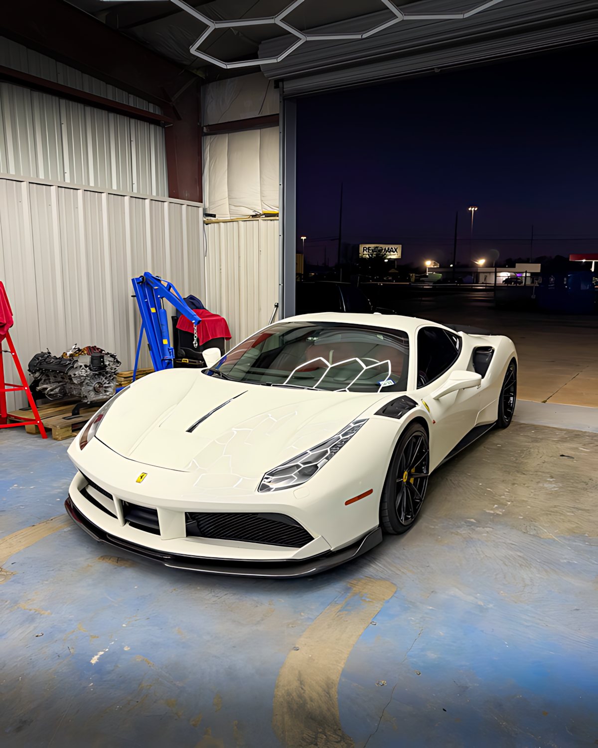 Riugarage — car at the shop