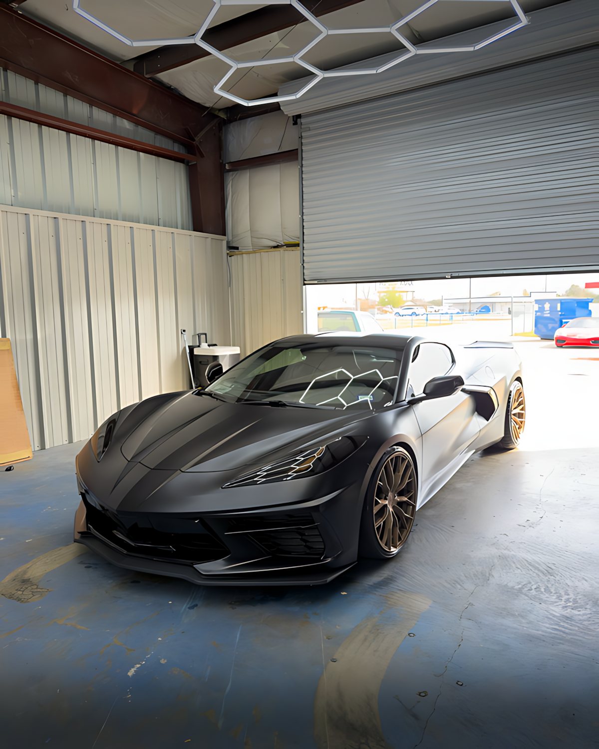Riugarage — car at the shop